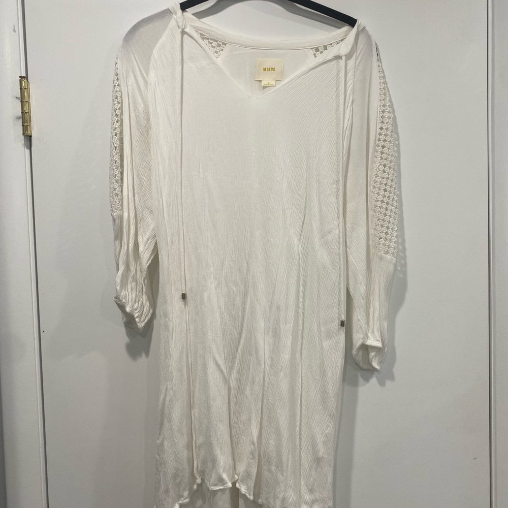 Maeve White Mini Dress